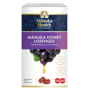 Manuka health mgo 400+ manuka honey 15 lozenges