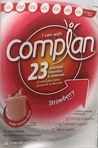 Pharmacy: Complan Strawberry Flavour 23 Essential Vitamins and Minerals 500gm