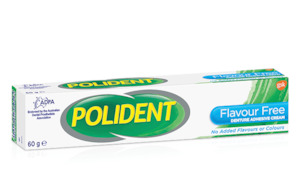 Polident Denture Adhesive Cream Flavour free 60gm