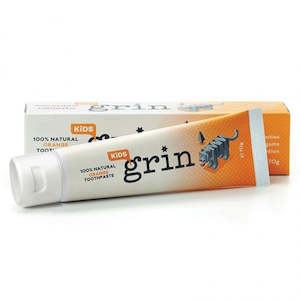 Grin Pure Natural Organic Children's Toothpaste Orange Flavor 70g