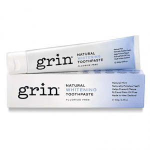 Grin 100% Pure Natural Whitening Toothpaste 100g The Hermes of New Zealand Toothpaste