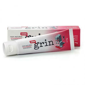 Pharmacy: Grin 100% natural organic children's toothpaste strawberry flavor 70g