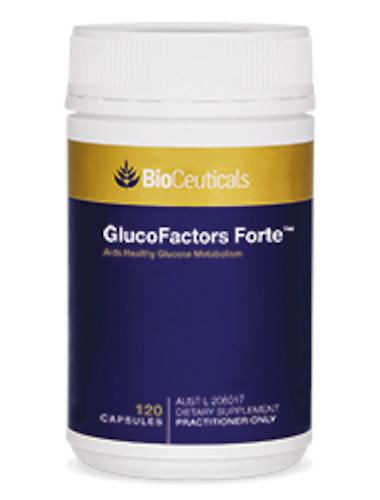 Bioceuticals GlucoFactors® Forte Aids Healthy Glucose Metabolism 120 caps