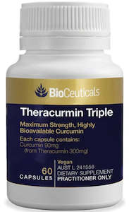 Pharmacy: Bioceuticals Theracurmin Triple, High dose, Highly Bioavailable Curcumin 60 Caps