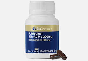 Pharmacy: Bioceuticals Ubiquinol BioActive 300mg CoQ10 30 Soft Caps