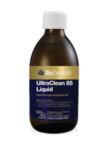 Bioceuticals UltraClean 85 Liquid High Strength Liquid Fish Oil 200 ml