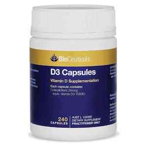 Bioceuticals D3 Capsules Aids in Healthy Bone Development