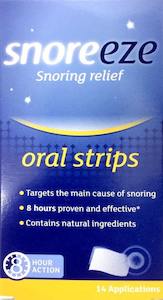 Snoreeze Oral Strips 14 Strips