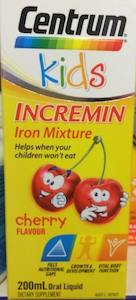 Centrum Kids Incremin Iron 200ml cherry flavour