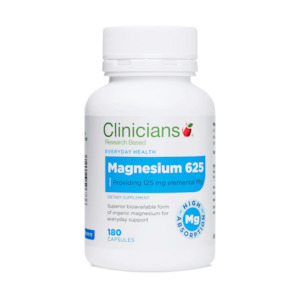 Pharmacy: Clinicians Magnesium 625 180caps