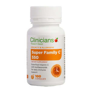 Pharmacy: Clinicians Super Family C 550 100 Capsules