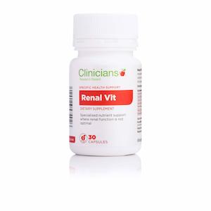 Pharmacy: Clinicians Renal Vitamin 30 Capsules