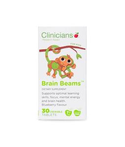 Clinicians Kids Brain Beams 30 chewable tablets