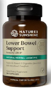 Pharmacy: Nature's Sunshine Lower Bowel Support 100 capsules