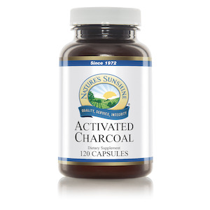 Nature's Sunshine Activated Charcoal 120 capsules