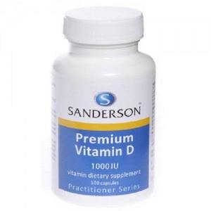 Sanderson Premium Vitamin D3 1000iu 100 capsules