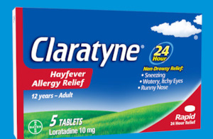 claratyne rapid tabs 10mg 60 tabs