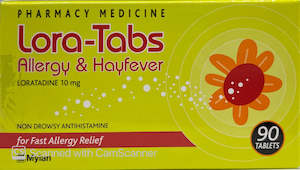 Lora Tabs Allergy & Hayfever tablets