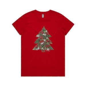 An NZ Christmas Tree tee - Christmas t shirts collection 2023