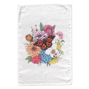 Monarch's Joy tea towel