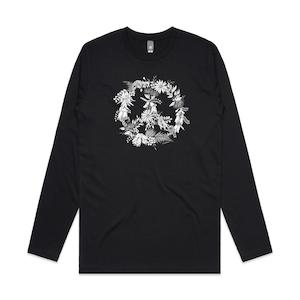 Monochrome Peace of NZ long sleeve tee