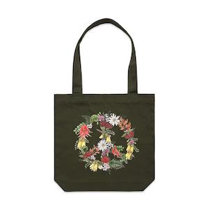 Peace of NZ artwork tote bag