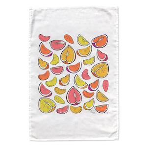 Pop Art Citrus tea towel