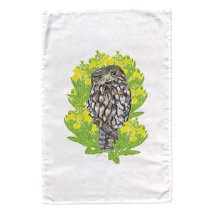 Ruru + Rautini tea towel