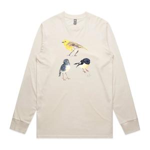 A Trio of South Island Forest Birds long sleeve t shirt