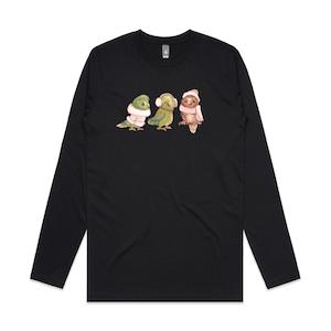 New Zealand Birds - Stay Warm In Winter long sleeve t shirt