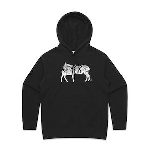 Ebony and Ivory Zebras hoodie