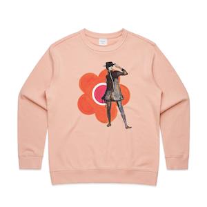 Womens Sweatshirts: Banana Split crew