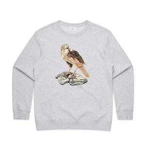 Womens Sweatshirts: Contemporary Falcon crew