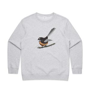 Womens Sweatshirts: Contemporary Fantail crew