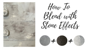 Paint: How To Blend With Stone Effects