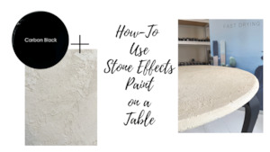 How-To Use Stone Effects on a Table Top