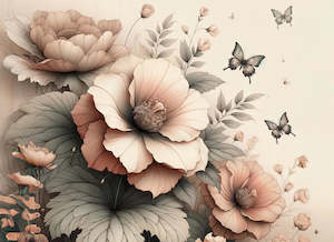 Peach Petals Decoupage Paper - AVAILABLE FOR PRE-ORDER