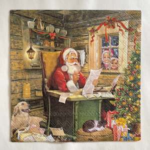 Paint: Napkin - Santa's Mail