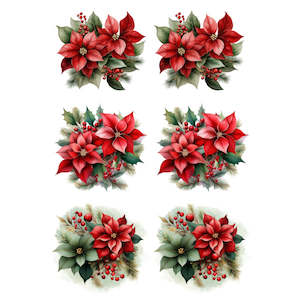 Christmas Transfer - Festive Flora - AVAILABLE FOR PRE-ORDER