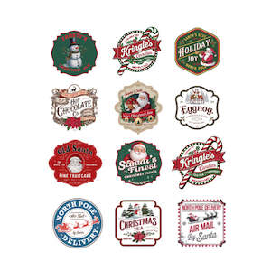 Christmas Transfer - Christmas Labels 4 - AVAILABLE FOR PRE-ORDER