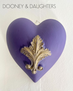 Large Heart - Purple Sash