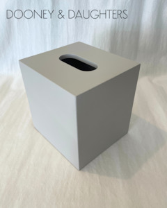 Plain Painted Square Tissue Box