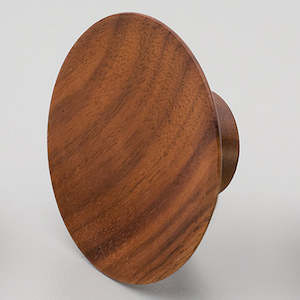 Olympia Knob - Walnut Lacquered