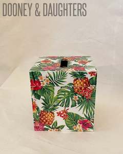 Pineapple & Palms Tissue Box