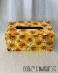 Sunflower Rectangle Tissue Box