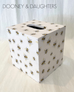 Lovely Bees Square Tissue Box