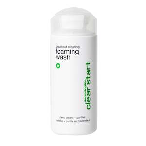 breakout clearing foaming wash - 177ml