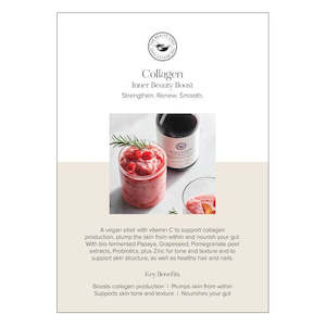 Collagen Boost A5 Strut Card - each