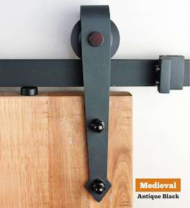 Barn Doors: Arrow Antique Black  - Track