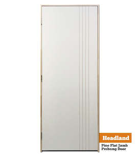 Prehung Doors: Headland - Pine Flat Jamb - 90mm Stud